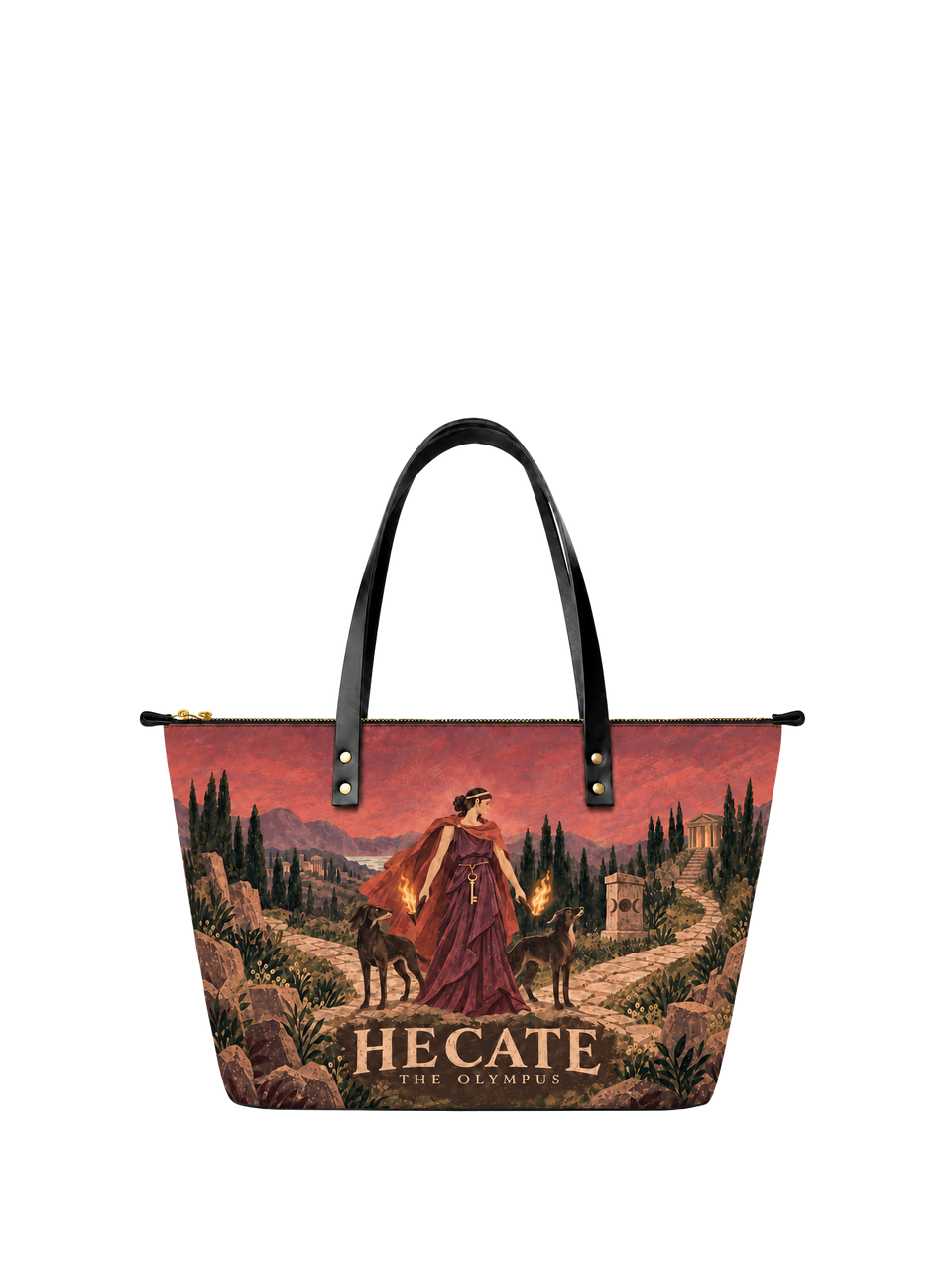 "Hecate" Leather Tote Bag