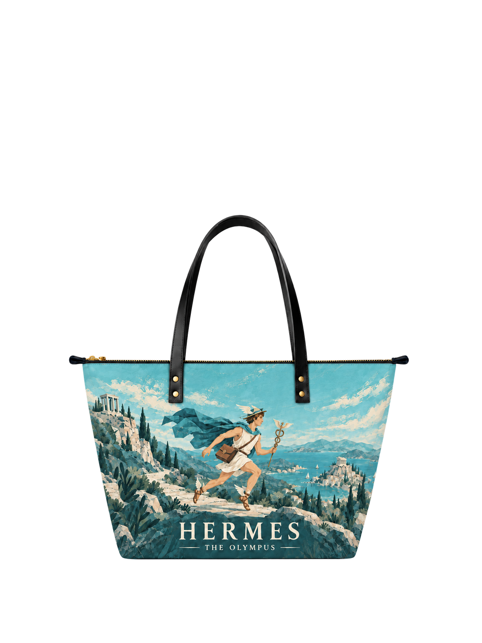 "Hermes" Leather Tote Bag