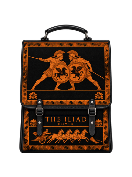 "The Iliad" Leather Backpack
