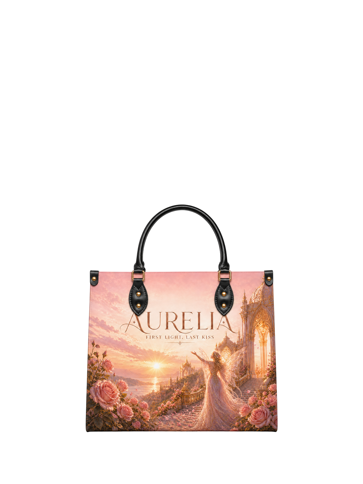 "Aurelia" First Light, Last Kiss Leather Handbag