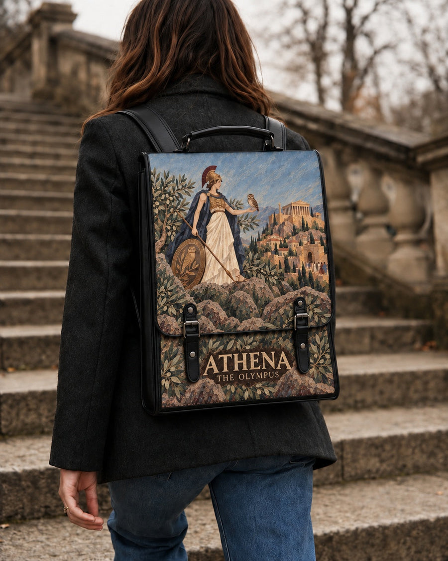 "Athena" Leather Backpack