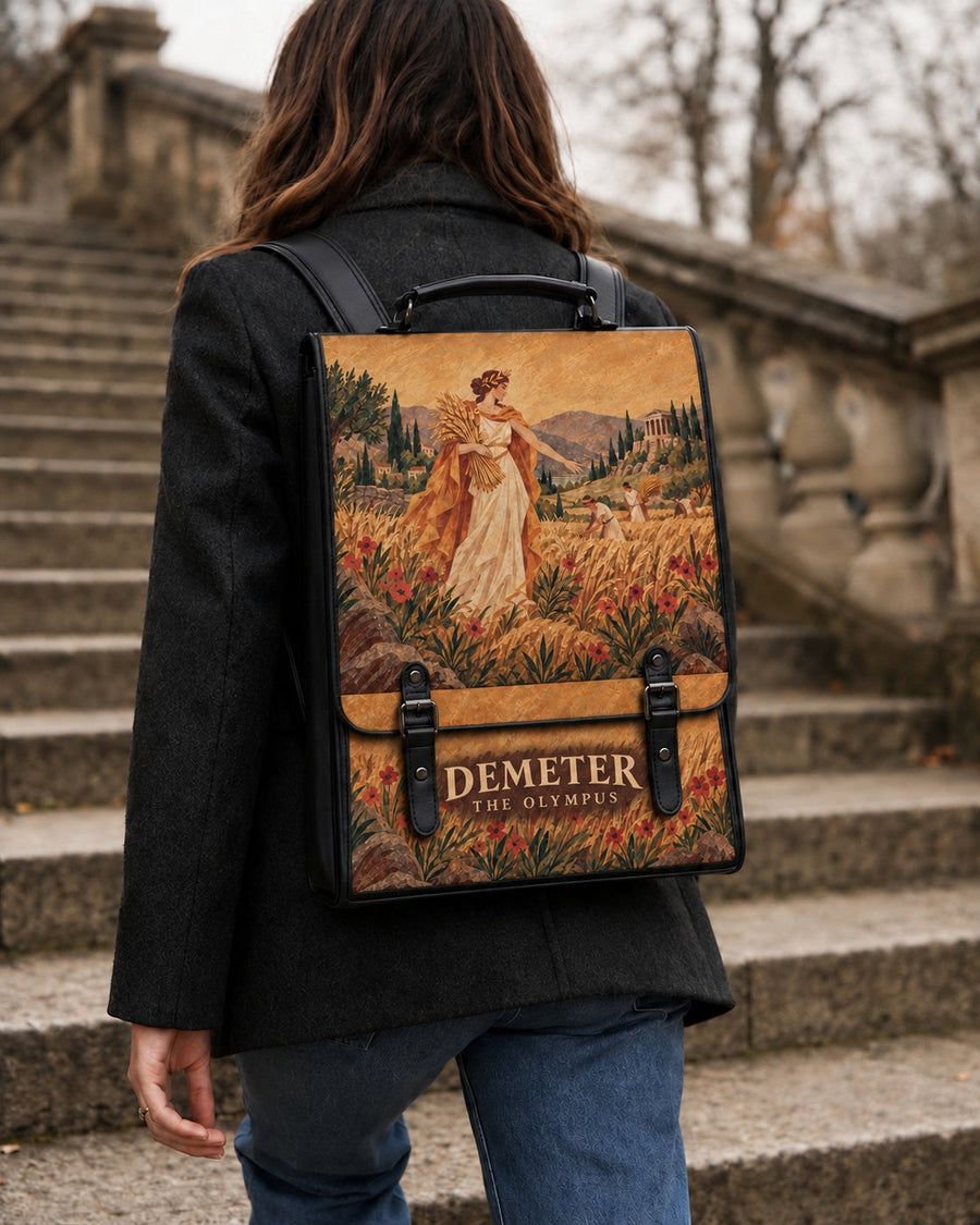"Demeter" Leather Backpack