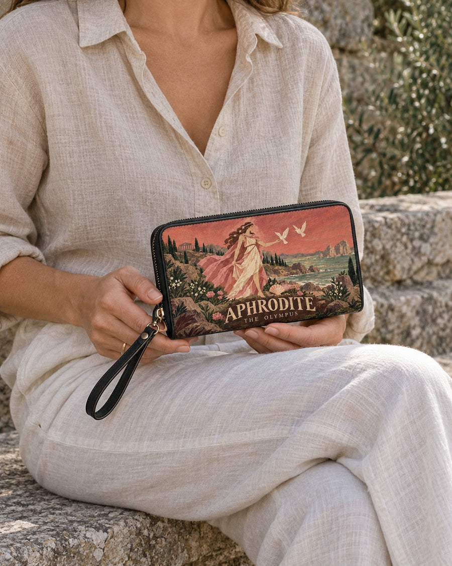 "Aphrodite" Long Wallet