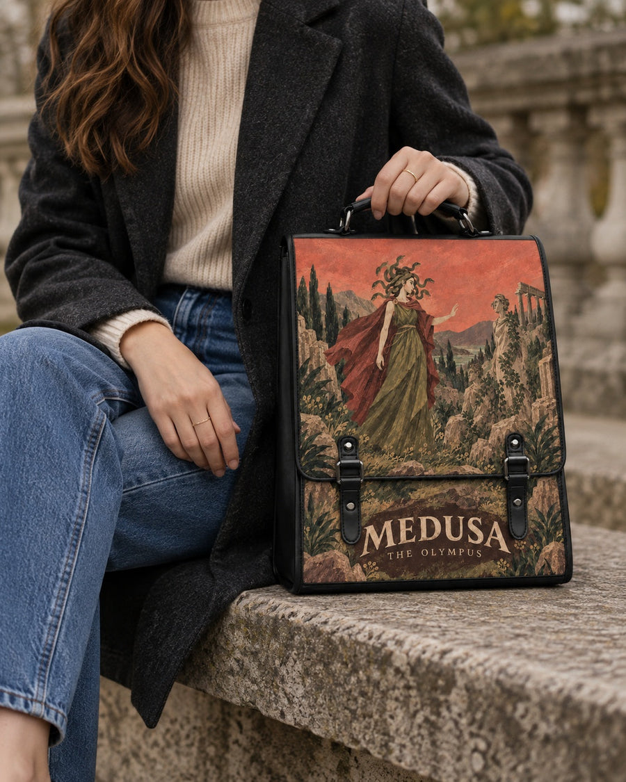 "Medusa" Leather Backpack