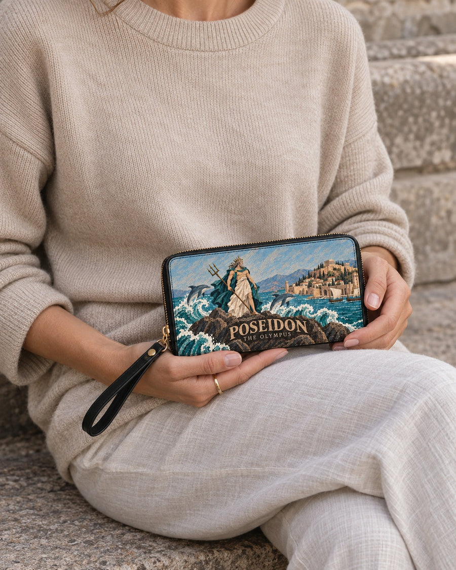 "Poseidon" Long Wallet