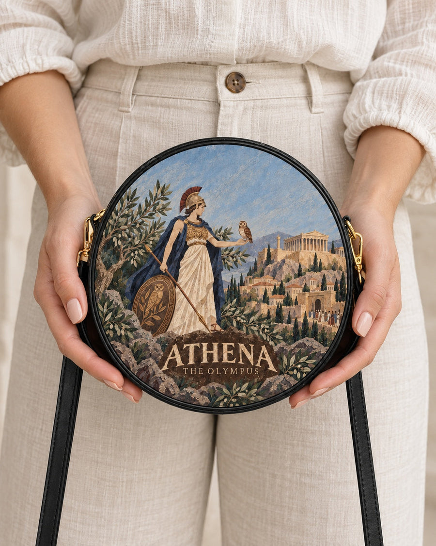 "Athena" Circle Crossbody Bag