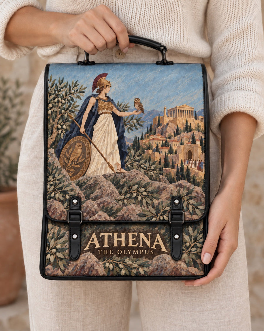 "Athena" Leather Backpack
