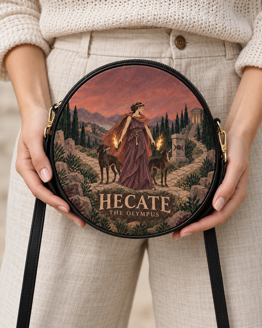 "Hecate" Circle Crossbody Bag