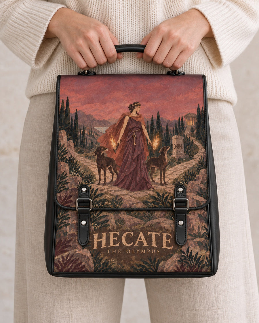 "Hecate" Leather Backpack