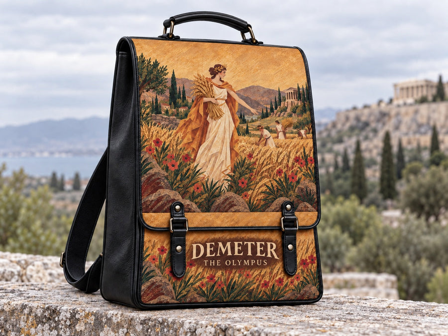 "Demeter" Leather Backpack