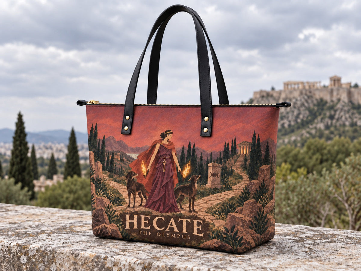 "Hecate" Leather Tote Bag