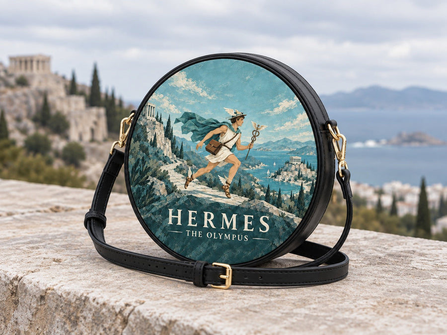 "Hermes" Circle Crossbody Bag