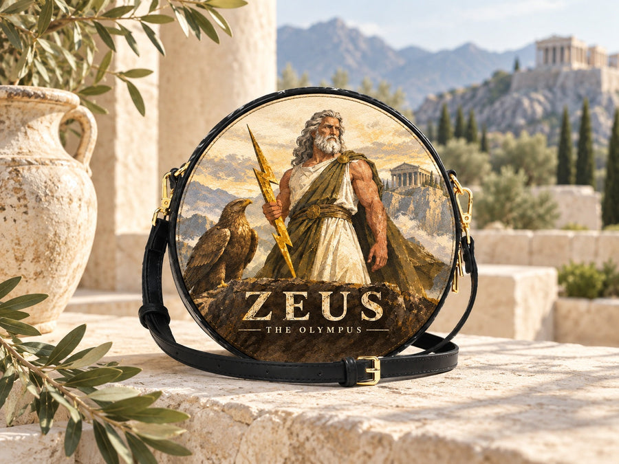 "Zeus" Circle Crossbody Bag