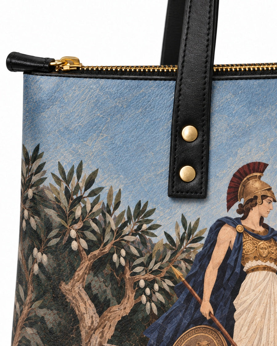 "Athena" Leather Tote Bag