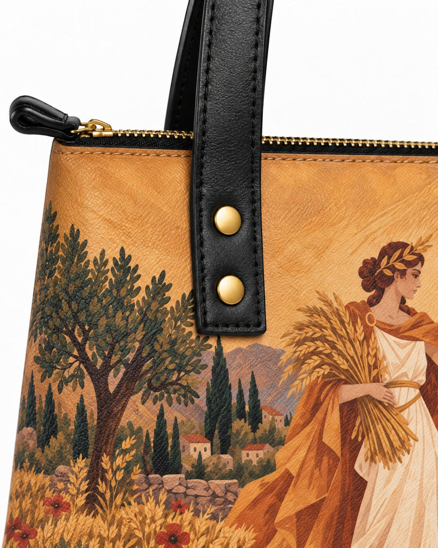 "Demeter" Leather Tote Bag