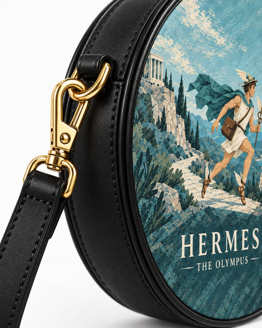 "Hermes" Circle Crossbody Bag