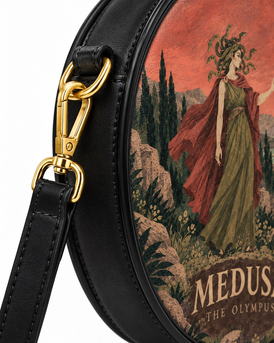 "Medusa" Circle Crossbody Bag