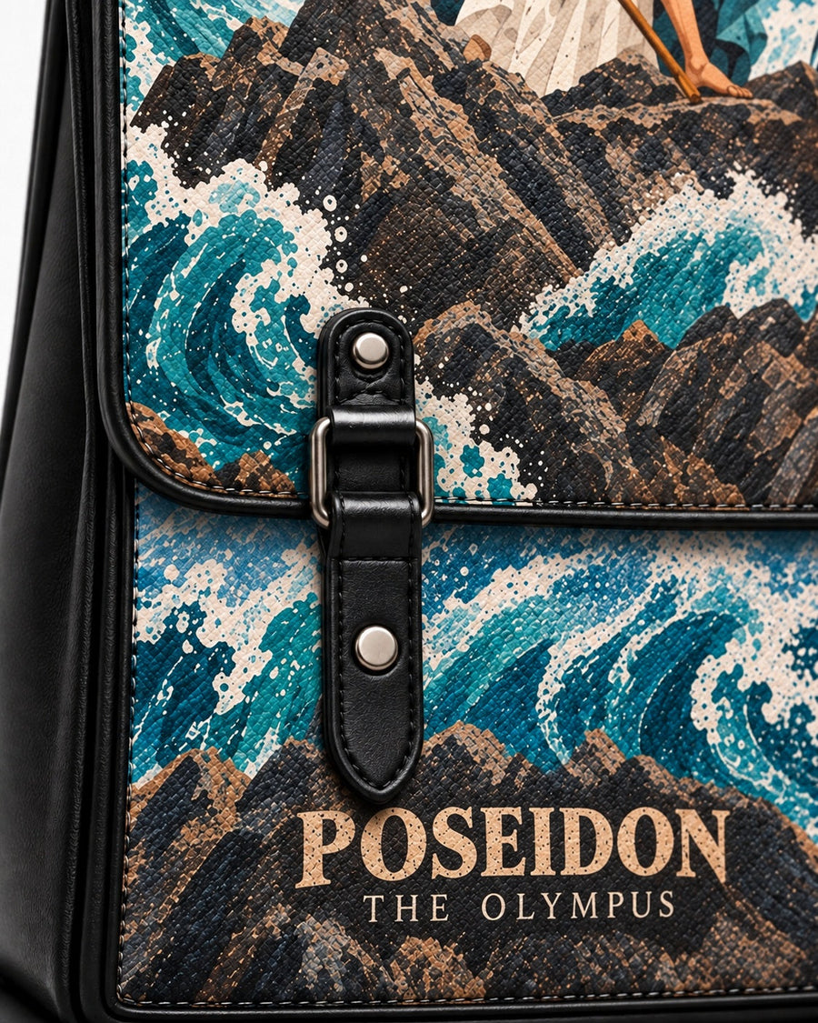 "Poseidon" Leather Backpack