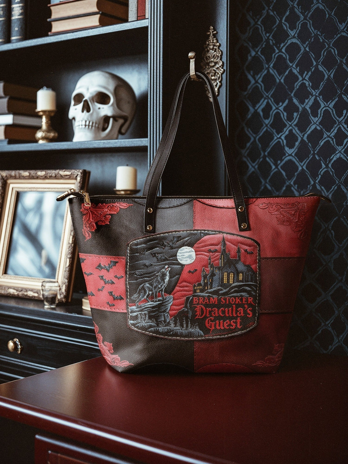"Dracula's Guest" Leather Tote Bag