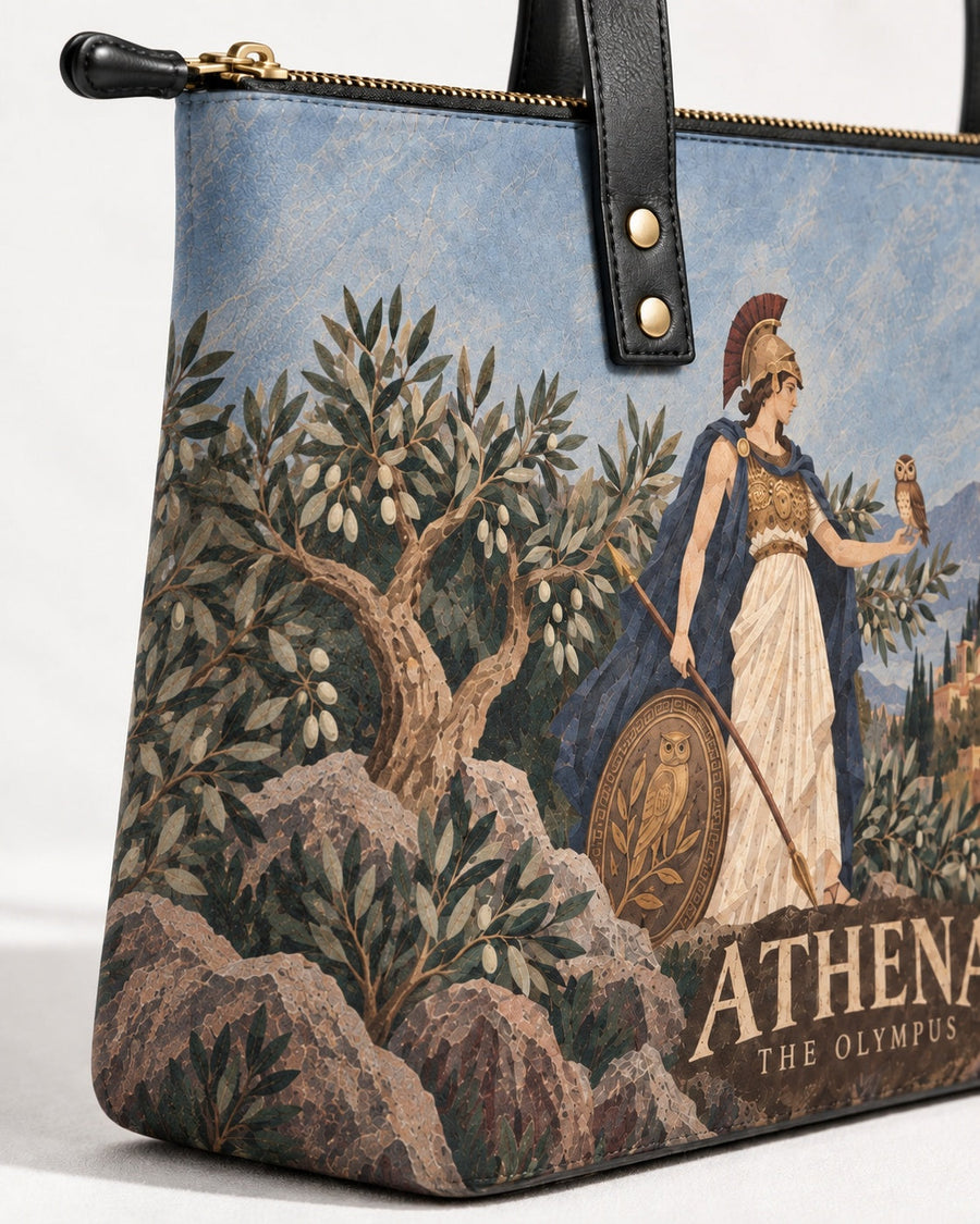 "Athena" Leather Tote Bag