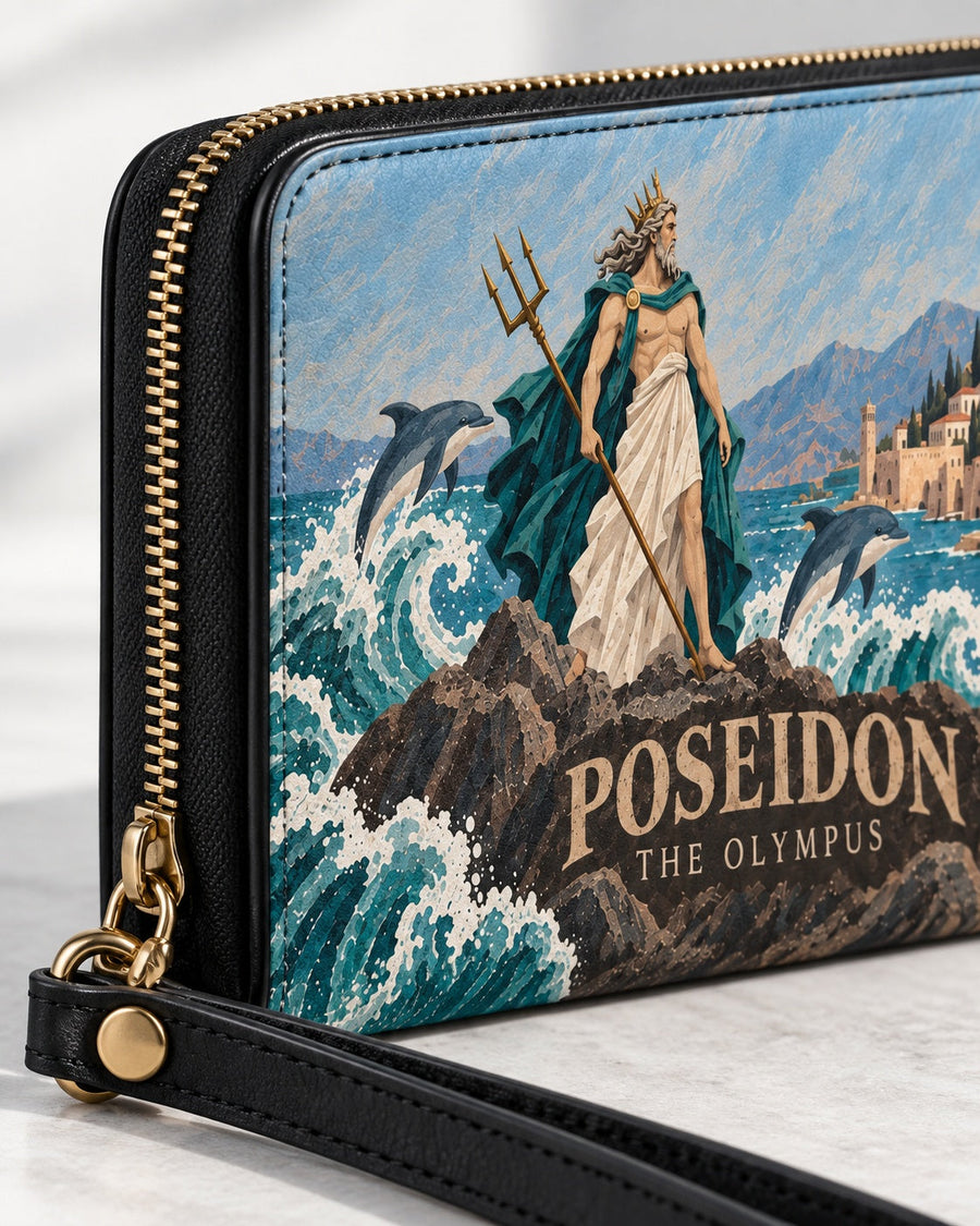 "Poseidon" Long Wallet