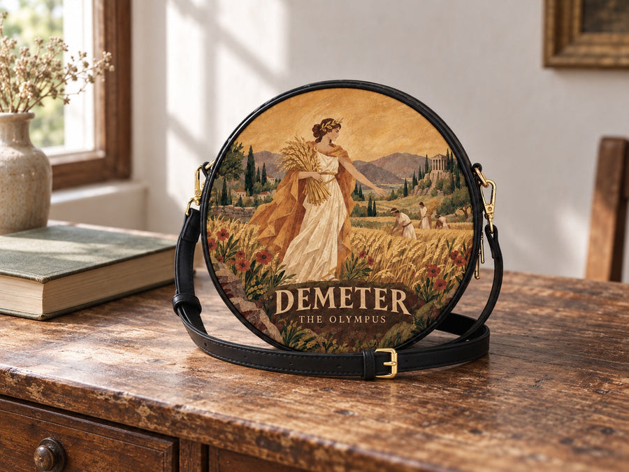 "Demeter" Circle Crossbody Bag