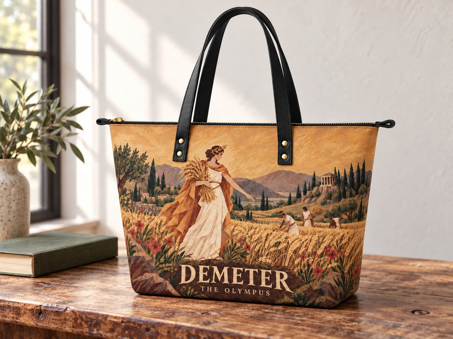 "Demeter" Leather Tote Bag