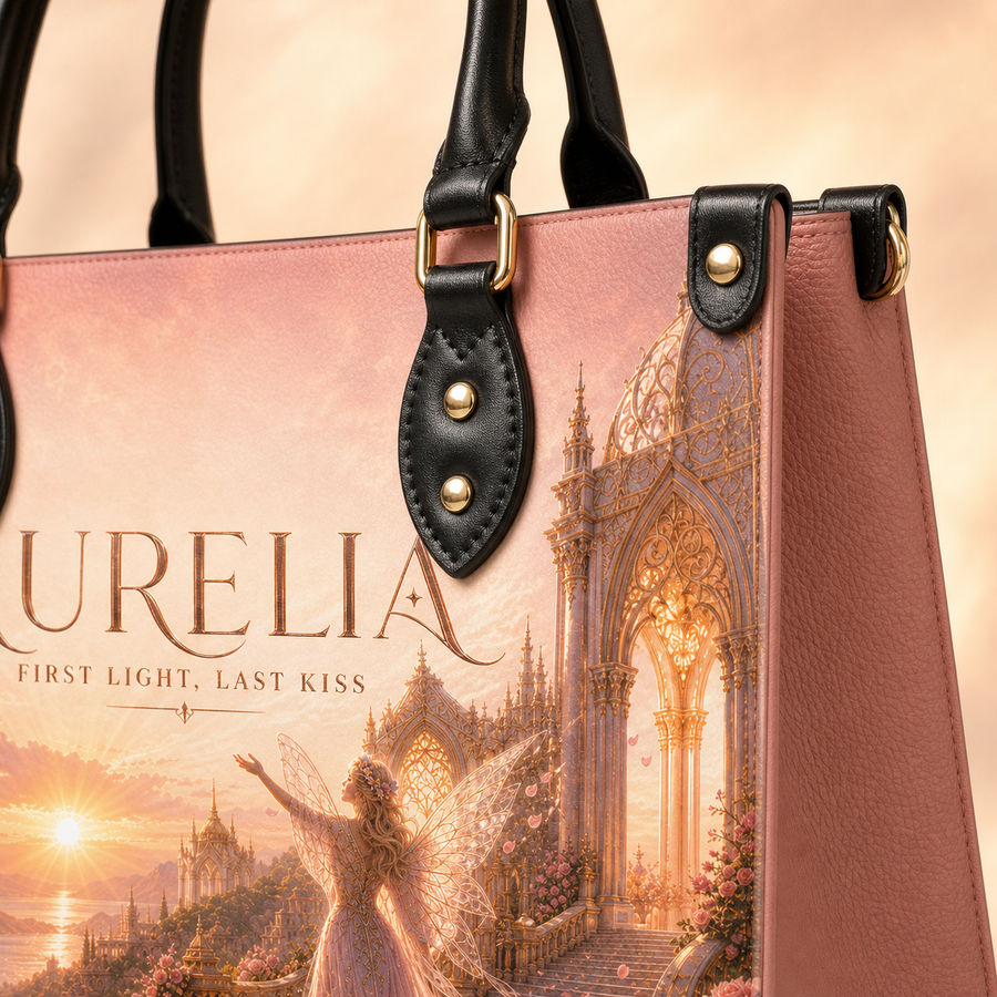 "Aurelia" First Light, Last Kiss Leather Handbag