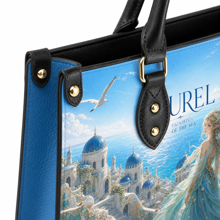"Azurel" Daughter of the Sea Leather Handbag