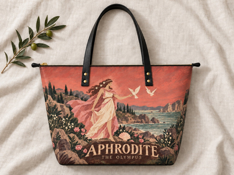"Aphrodite" Leather Tote Bag