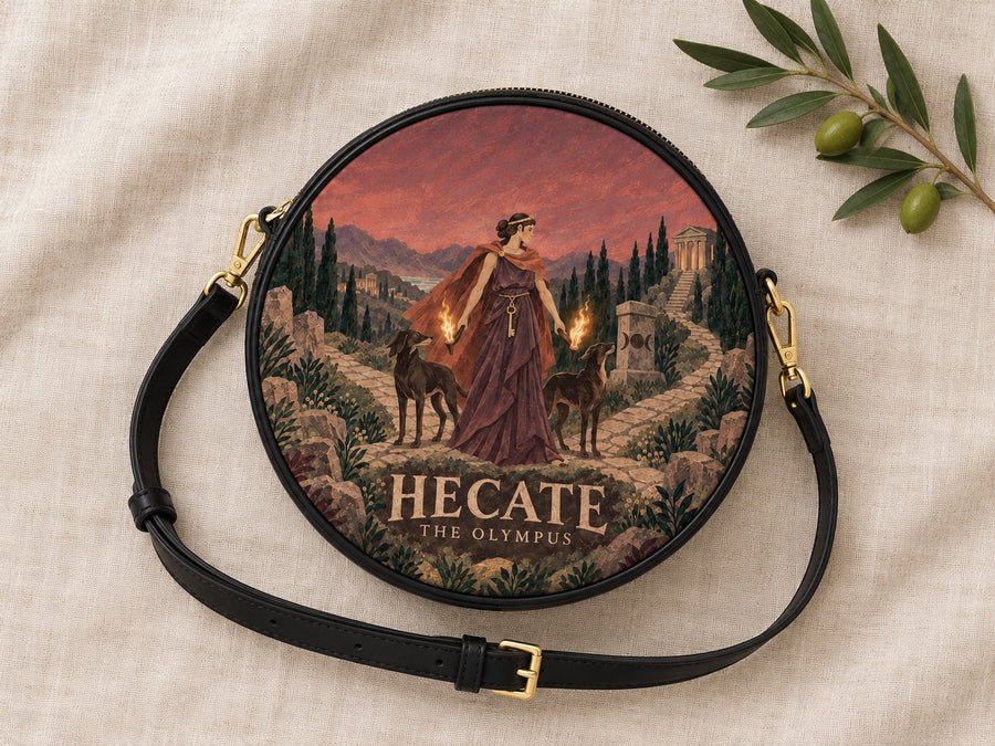"Hecate" Circle Crossbody Bag