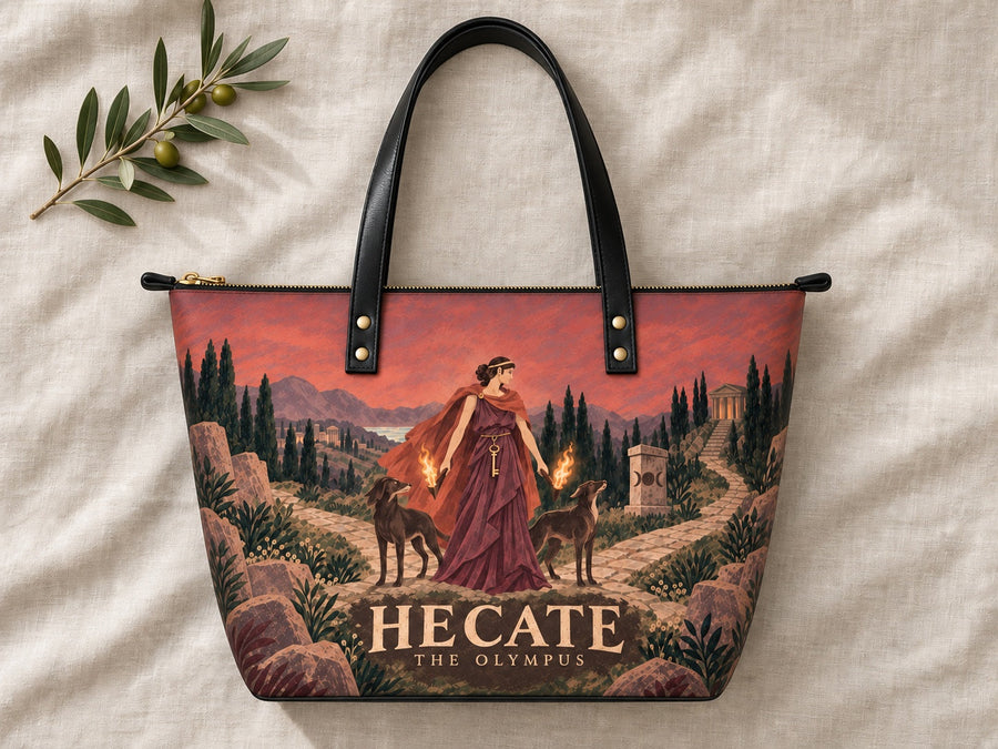 "Hecate" Leather Tote Bag