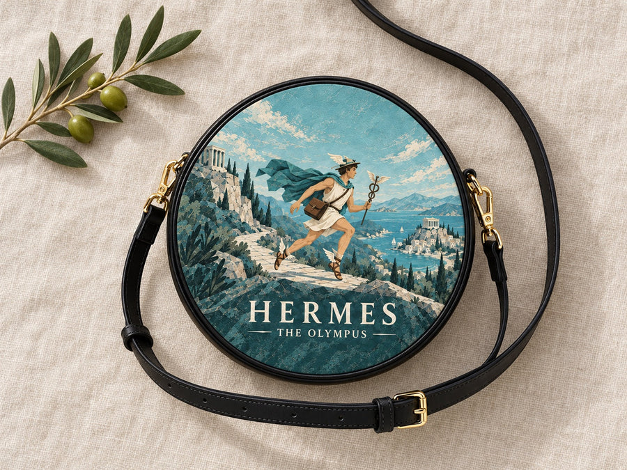 "Hermes" Circle Crossbody Bag
