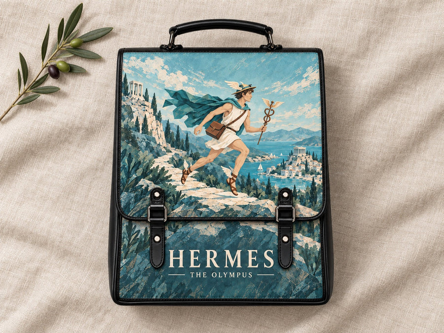 "Hermes" Leather Backpack