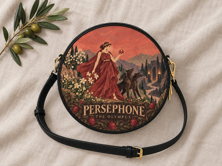 "Persephone" Circle Crossbody Bag