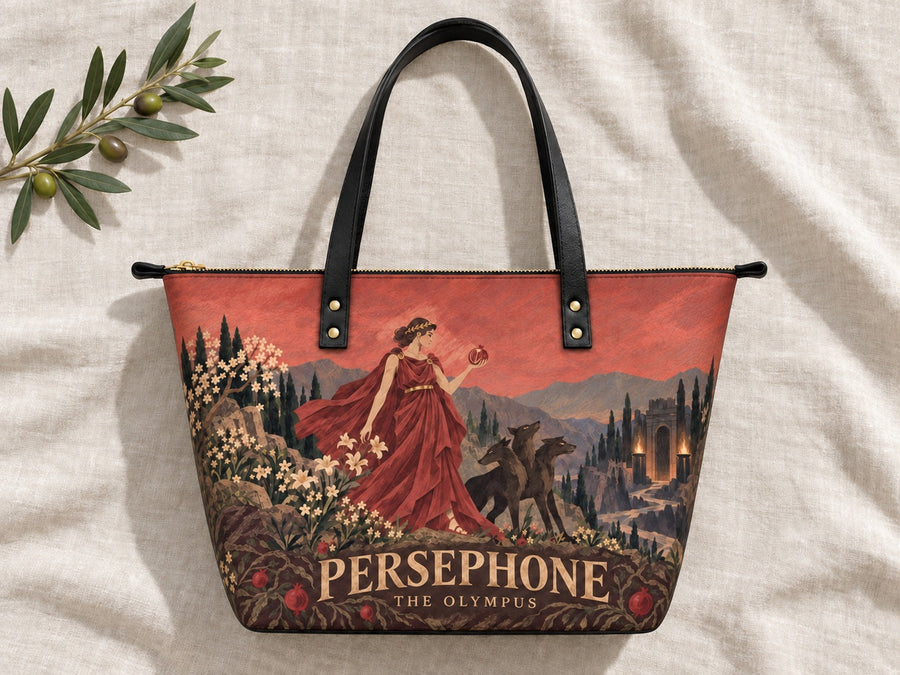 "Persephone" Leather Tote Bag