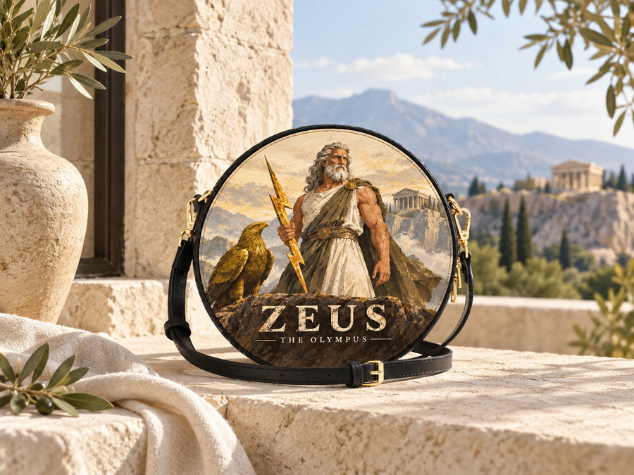 "Zeus" Circle Crossbody Bag