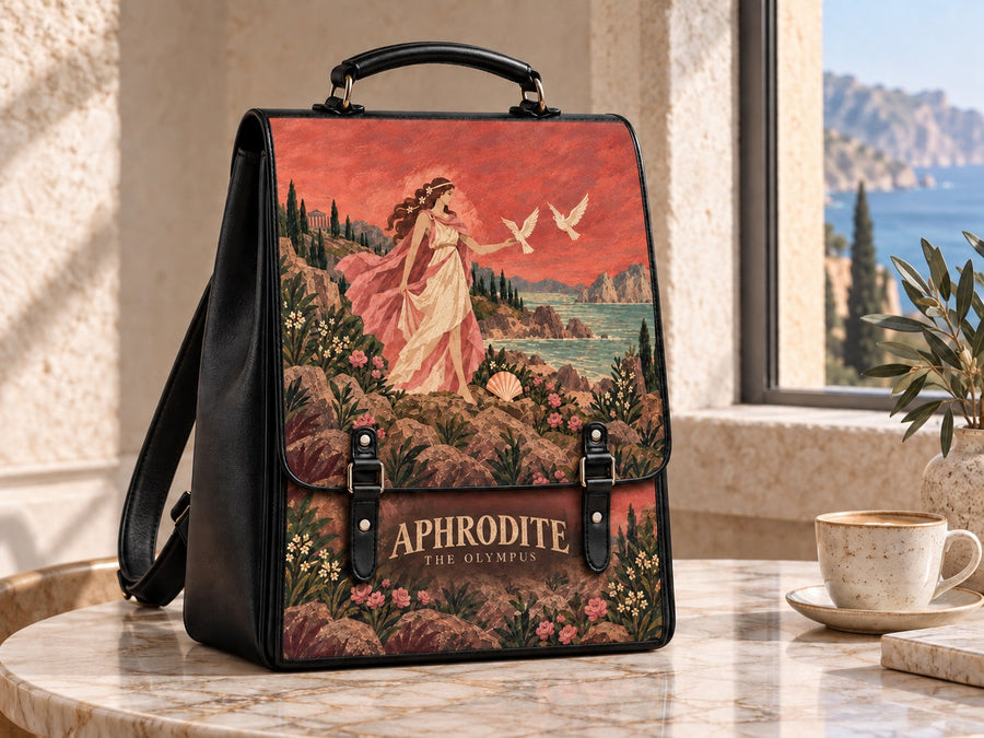 "Aphrodite" Leather Backpack