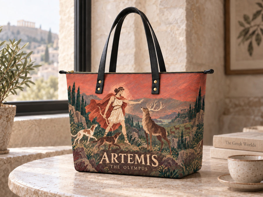 "Artemis" Leather Tote Bag
