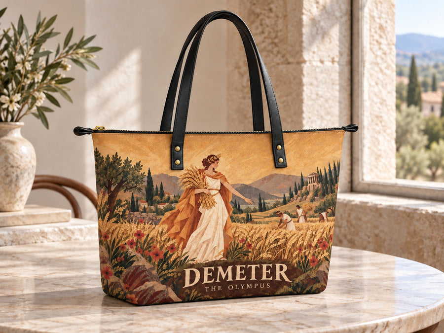 "Demeter" Leather Tote Bag