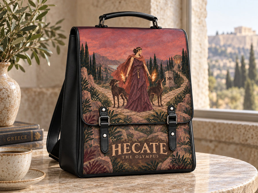 "Hecate" Leather Backpack