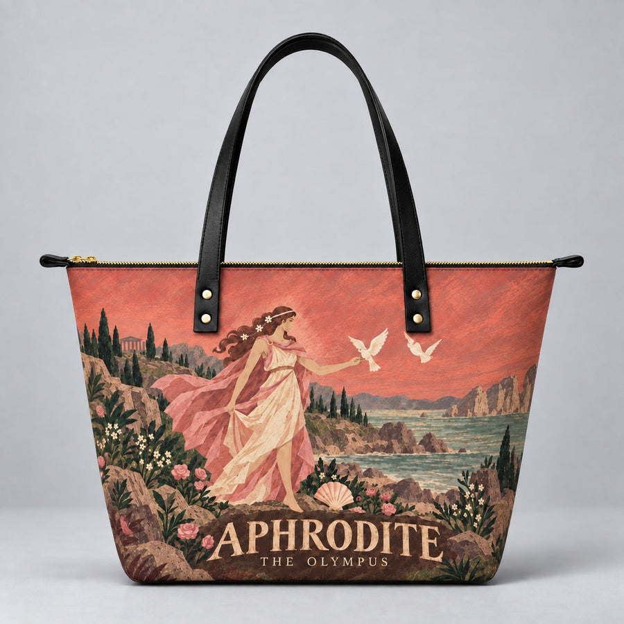 "Aphrodite" Leather Tote Bag