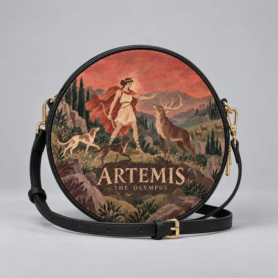 "Artemis" Circle Crossbody Bag