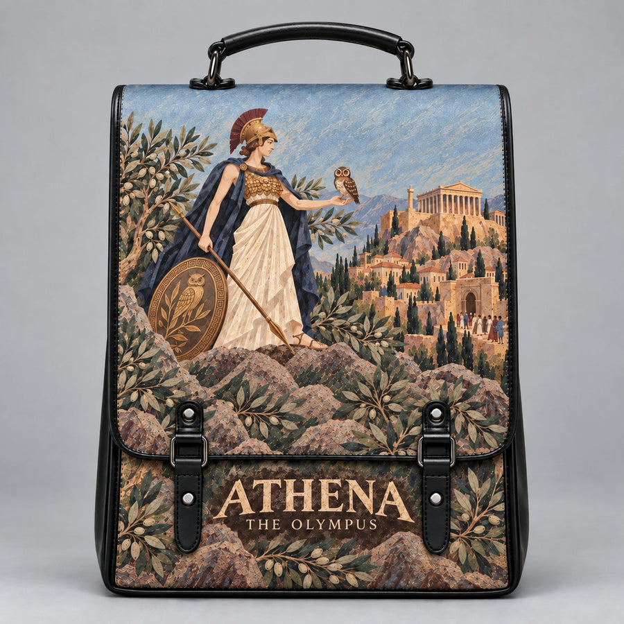 "Athena" Leather Backpack