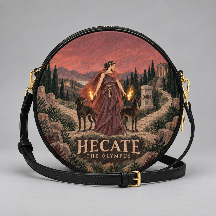 "Hecate" Circle Crossbody Bag