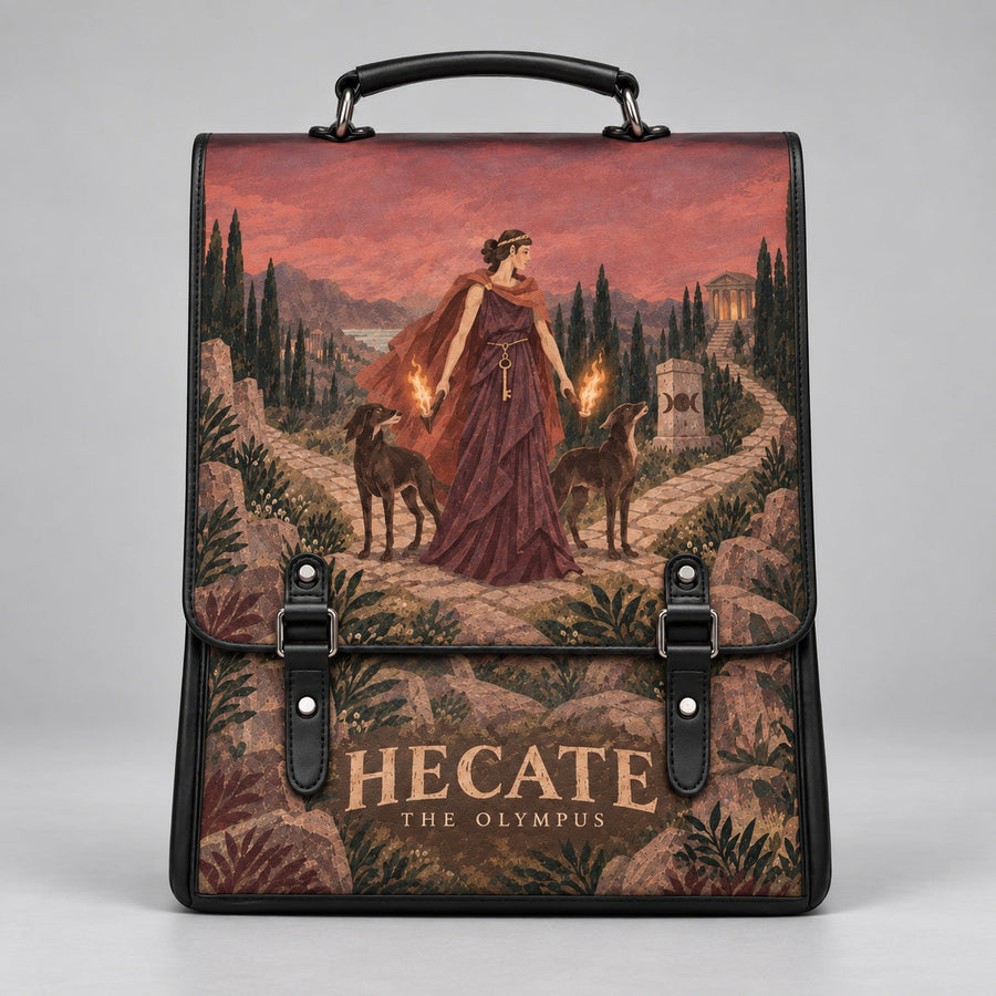 "Hecate" Leather Backpack
