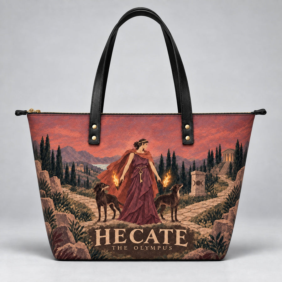 "Hecate" Leather Tote Bag
