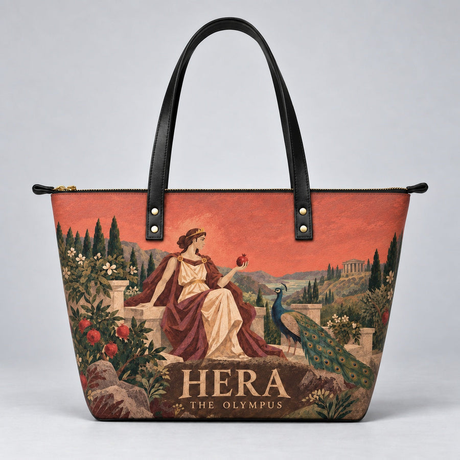 "Hera" Leather Tote Bag