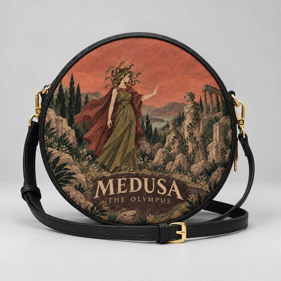 "Medusa" Circle Crossbody Bag