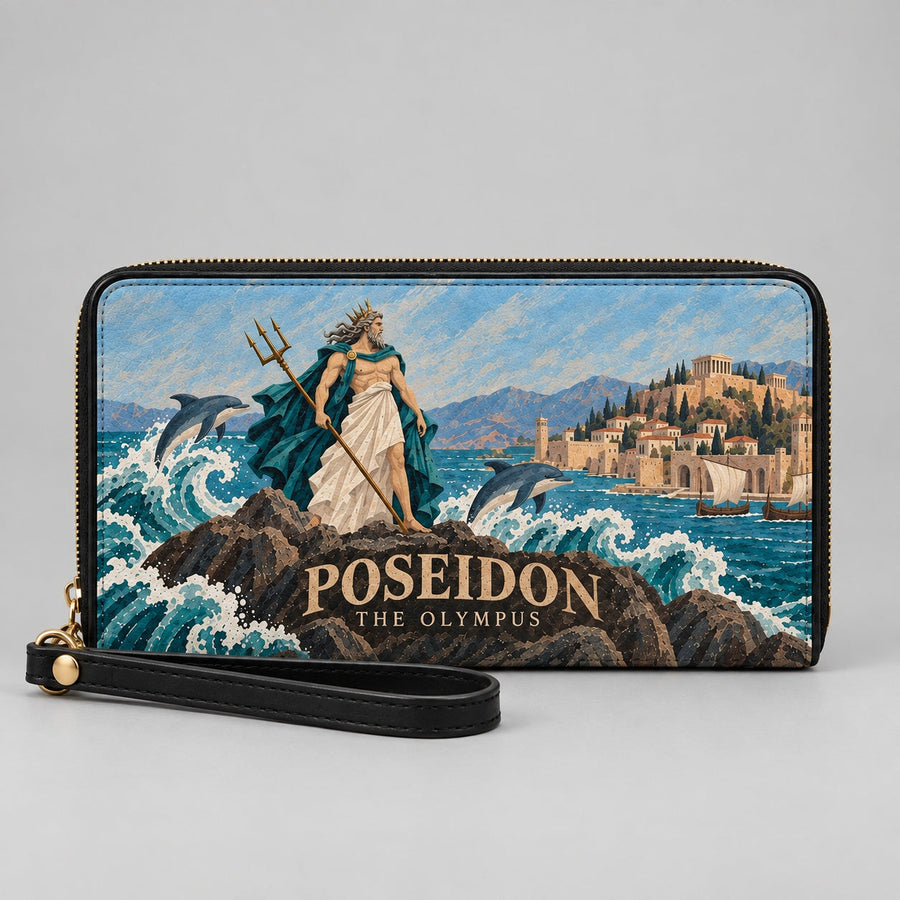 "Poseidon" Long Wallet